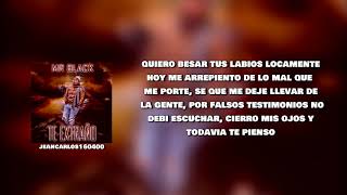 Mr Black Te Extraño Letra [upl. by Bomke]