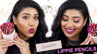 COLOURPOP LIPPIE PENCIL VAULT SWATCHES AND REVIEW  musthave stash [upl. by Vikky]