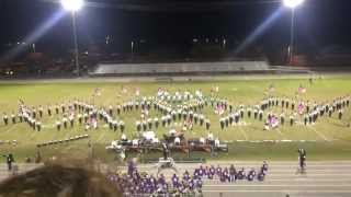 Viera High Band Homecoming Performance 11615 [upl. by Ahsitruc]