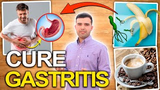 CURE GASTRITIS NATURALLY  5 Natural Ways To Eliminate Gastritis [upl. by Meer]