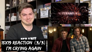 SUPERNATURAL  15x19 INHERIT THE EARTH REACTION 33 [upl. by Ahsiliw]