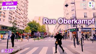 Rue Oberkampf  Paris Walking Tour [upl. by Atteuqram573]