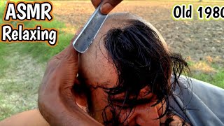 ASMR Fast Head Shaving 🪒 amp but 105 year old village barber ASMR Sleep [upl. by Lisan]