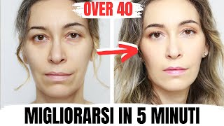 Migliorarsi con il trucco in soli 5 minuti se sei over 40 [upl. by Attikin]