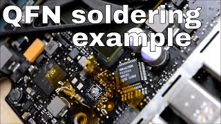 No backlight on Unibody Macbook  how to fix via QFN soldering [upl. by Aynos]