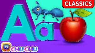 Phonics Song with TWO Words  A For Apple  ABC Alphabet Songs with Sounds for Children [upl. by Ennovart]