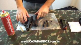 CorrosionX Marine  Pistola Taurus PT638  wwwCASABARROScombr [upl. by Dodd]