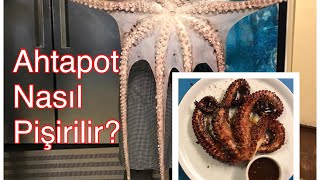 Ahtapot tarifi ahtapot nasıl pişirilir tüm aşamaları ile sizlerle Octopus [upl. by Seitz]