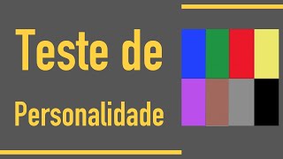 O poder das cores na percepção sensorial Teste de Personalidade por Cores de Luscher [upl. by Keryt]