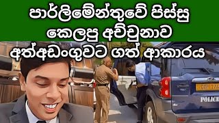 අලුත් මන්ත්‍රීව අත්අඩංගුවට ගත් ආකාරය [upl. by Lawrenson]