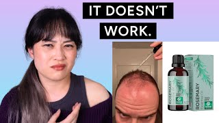 Rosemary oil for hair loss How to spot bad science [upl. by Alexis]