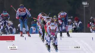 VM Seefeld 2019  Längdåkning  Sprintstafett dh [upl. by Churchill296]