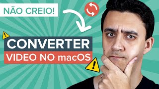 Como CONVERTER VÍDEO no MAC MP4 MKV HEVC AVI [upl. by Eaj]