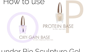 Bio Sculpture Protein and Oxygain Base Application [upl. by Naamana]