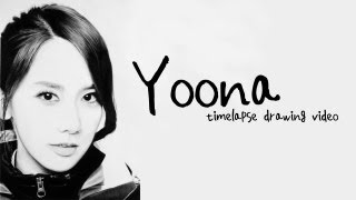 Im YoonA  Graphite Pencil Drawing [upl. by Lorry364]