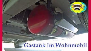 Fest eingebauter Gastank im Wohnmobil  Nr 119 [upl. by Elwyn18]