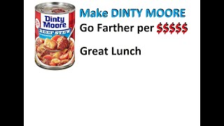 Cheaper Dinty Moore per Serving by Adding Your Own Veggies and Beef [upl. by Gil]