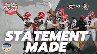 Lets talk about UGA punishing FSU as revenge for Playoff snub  Orange Bowl Postgame show [upl. by Yarvis425]