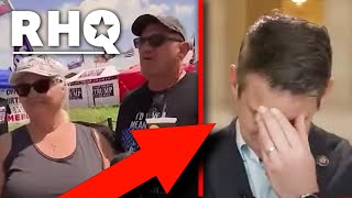 MAGA Idiots Make Adam Kinzinger Facepalm Video [upl. by Rickie]