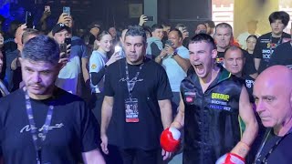 RING WALK  HARRY GARSIDE vs MANUER MATET [upl. by Samoht]