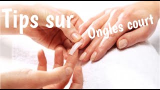 Astuce 1   faux ongle sur ongle cassé [upl. by Aznarepse]