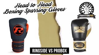 Boxing Sparring Gloves  Ringside Alpha versus Pro Box Pro Spar [upl. by Nitfa]