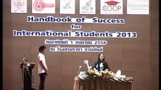 Handbook of Success for International Students 2013 Part 2 [upl. by Ellard]