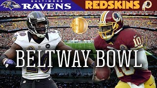 The Beltway Bowl Ravens vs Redskins 2012  NFL Vault Highlights [upl. by Lonna]