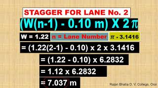 Updated version of stagger marking [upl. by Letsyrk985]