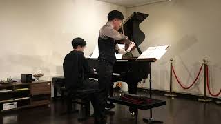 Over the rainbow violin Taiyo Tsubaki piano Ryosuke Ohbu 虹の彼方に ヴァイオリン 椿太陽氏 ピアノ 大部良介氏 [upl. by Fiann]