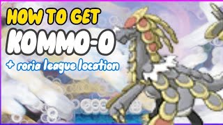 HOW TO GET KOMMOO  RORIA LEAGUE LOCATION IN POKÉMON BRICK BRONZE [upl. by Akcire26]