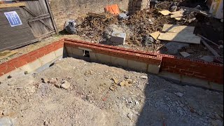 Dpc brick work is complete  London Extension Build  Episode 15 [upl. by Aaron]