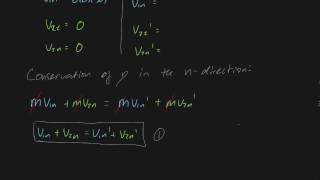 conservation of momentum example problem [upl. by Dunaville]