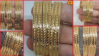 22 AYAR BİLEZİKYeni Burma Bilezik Modelleri Fiyatı İşçiliksiz Latest 22k Gold Bangles Designs [upl. by Aneelak323]