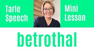 How to Pronounce BETROTHAL  SHORTS Quick English Pronunciation Mini Lesson [upl. by Sobel]