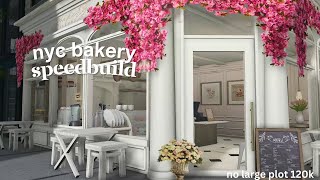 ♡ 🍰 building a bakery in my city  120k no large plot  bloxburg speedbuild ♡ [upl. by Eiba]