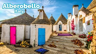 Alberobello Italy 🇮🇹 The Strangieast Village In Puglia  4K HDR Walking Tour [upl. by Tavie]