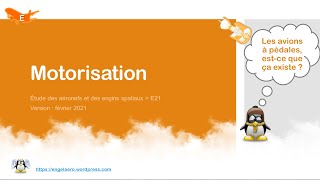 🛫Motorisation BIA Étude aéronefs🔧21 [upl. by Landau]