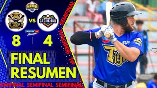 Tigres de Chinandega vs Caribe Sur RESUMEN Semifinal Juego 1 POMARES 14 08 2024 [upl. by Feriga]