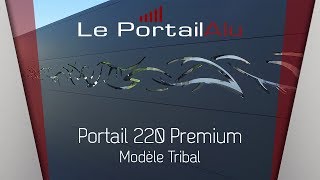 Tutoriel de Pose dun Portail Coulissant Design en Alu et dun Portillon par LePortailAlufr [upl. by Oirretna]