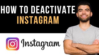 ✅ How To Deactivate Your Instagram Account Easy Guide [upl. by Ecneps]