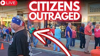 RESIDENTS OUTRAGED Springfield Ohio Vivek Ramaswamy Townhall LIVE [upl. by Morly22]