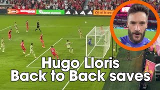 Hugo Lloris shines MLS  Back to back saves  LAFC [upl. by Berky227]