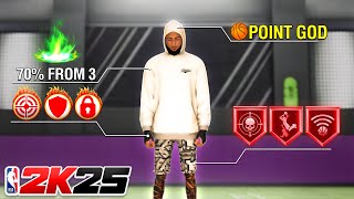 Recreating the NEW BP Offensive Threat Build in NBA 2K25 – Dribble amp Shoot Like a PRO [upl. by Grani652]