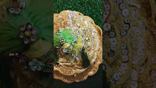 💛 LadduGopal poshak 💛morepankhhh yellow poshak green kanhaji subscribers festivals love [upl. by Schroer]