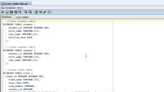 How To Create and Populate Tables in SQL Developer [upl. by Arimaj]