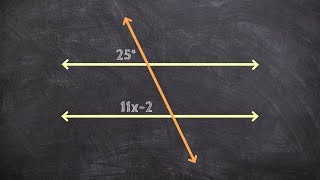 Applying the Relationship of Corresponding Angles to Find the Value of x [upl. by Lama]