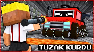 EFEKAN CANAVAR KAMYONU TUZAĞA DÜŞÜRDÜ 😱  Minecraft [upl. by Nylesor382]