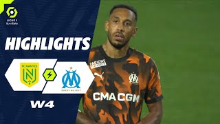 FC NANTES  OLYMPIQUE DE MARSEILLE 1  1  Highlights  FCN  OM  20232024 [upl. by Rosena]