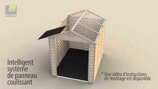 OOGarden  Abri de Jardin Skylight PALRAM [upl. by Lemal136]